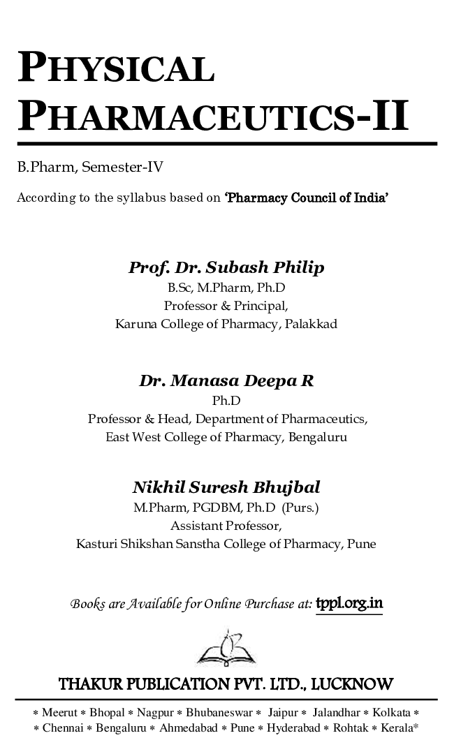 Physical Pharmaceutics - II - Page 2