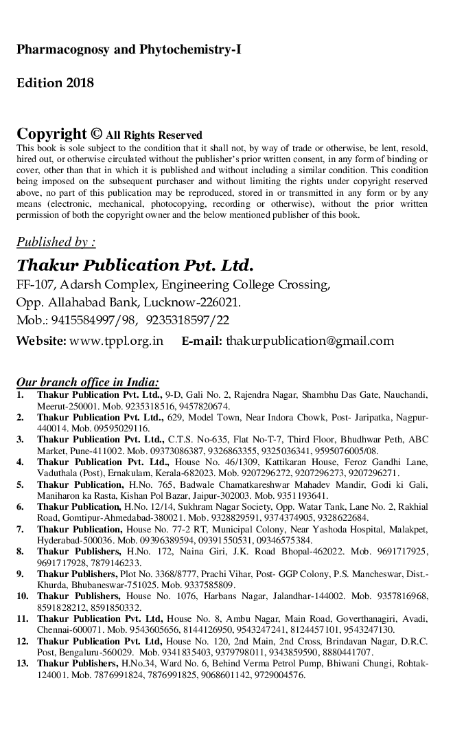 Pharmacognosy And Phytochemistry - I - Page 5
