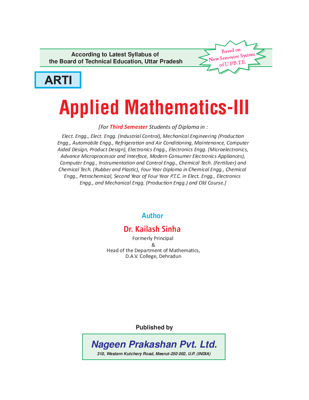 Applied Mathematics-III - Page 2