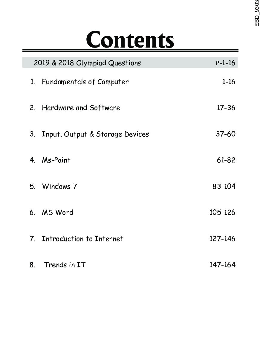 Olympiad Champs Cyber Class 3 With Past Olympiad Questions 2nd Edition - Page 5