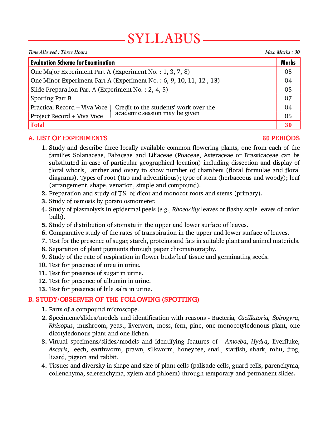 CBSE Biology Lab Manual For Class - XI - Page 5