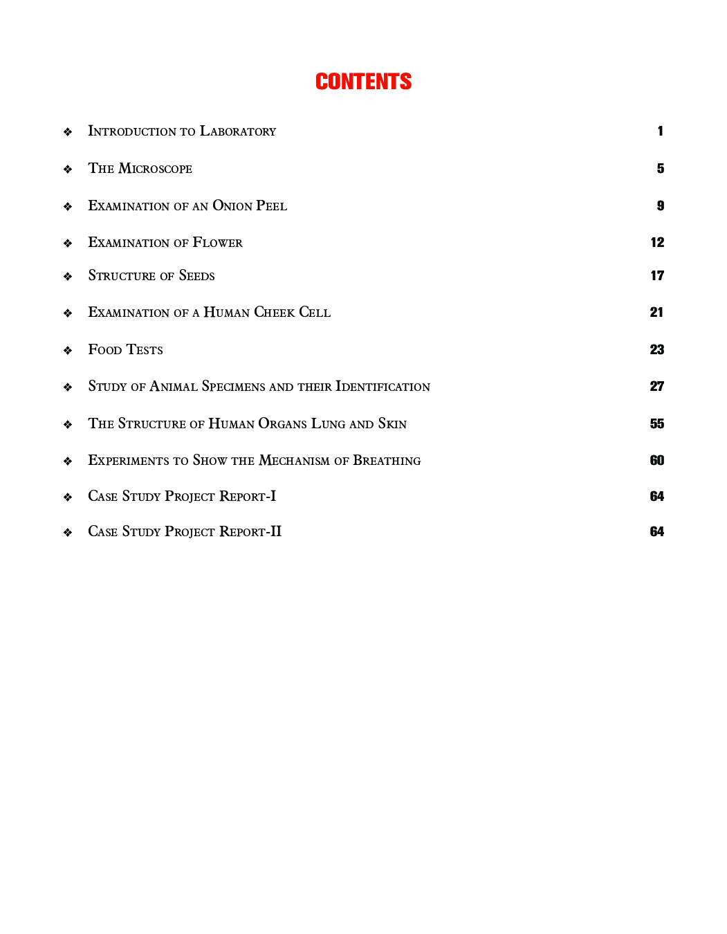 ICSE Biology Lab Manual For Class - IX - Page 5