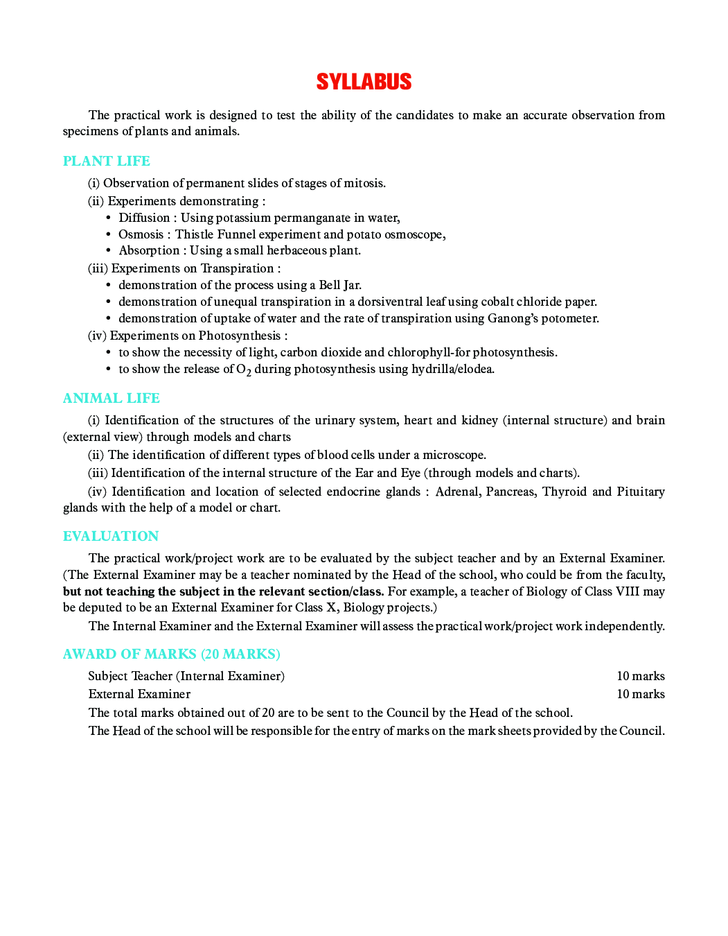 ICSE Biology Lab Manual For Class - X - Page 4