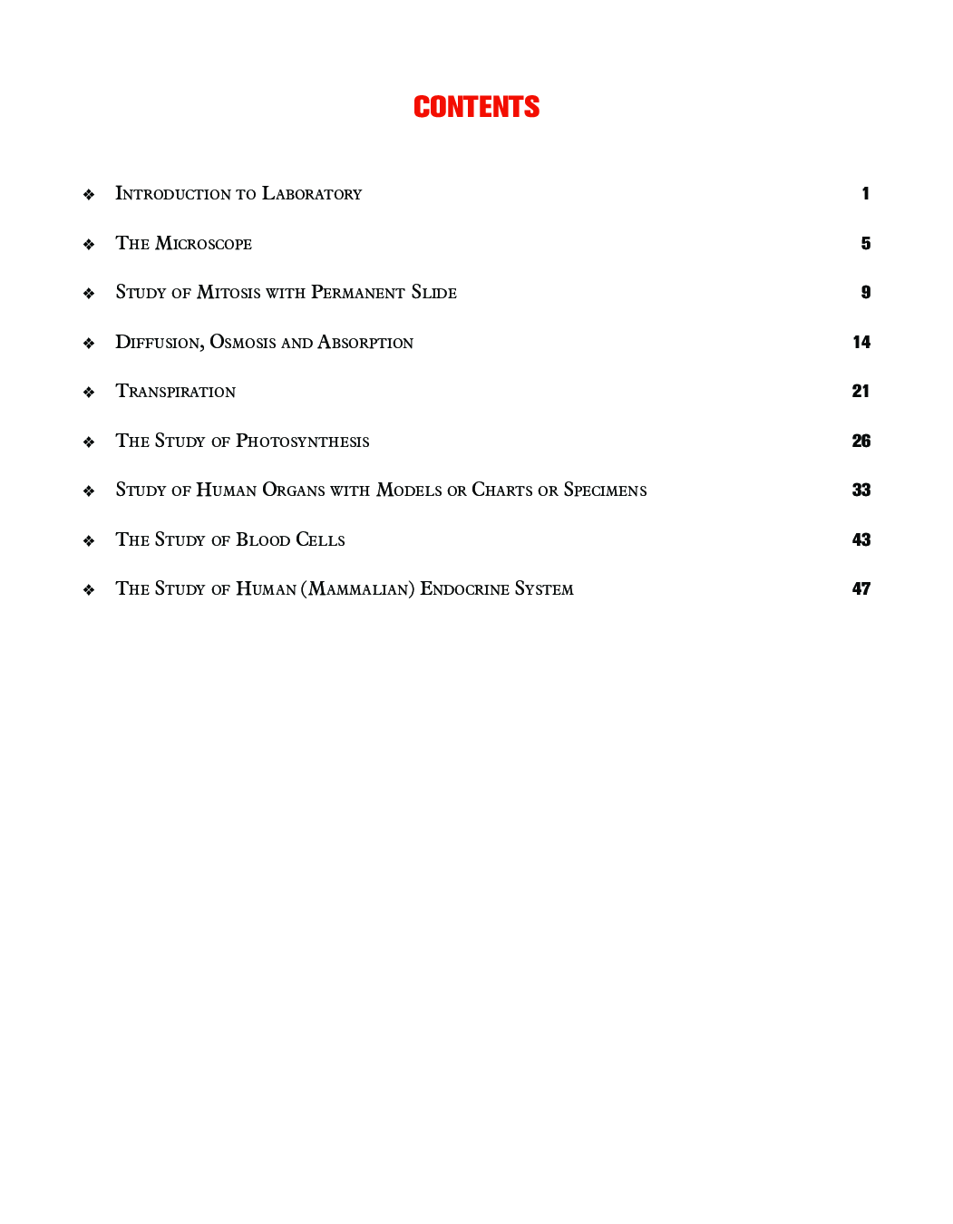 ICSE Biology Lab Manual For Class - X - Page 5