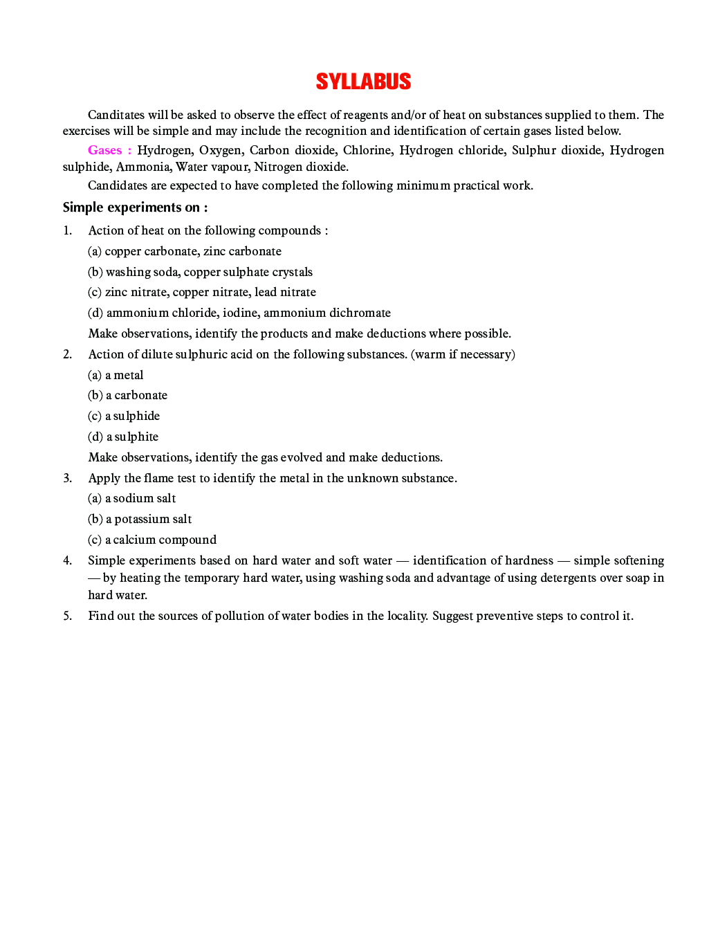 ICSE Chemistry Lab Manual For Class - IX - Page 4