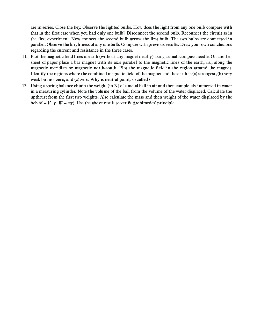 Download ICSE Class 9 Physics Lab Manual PDF Online by L. C. Gupta