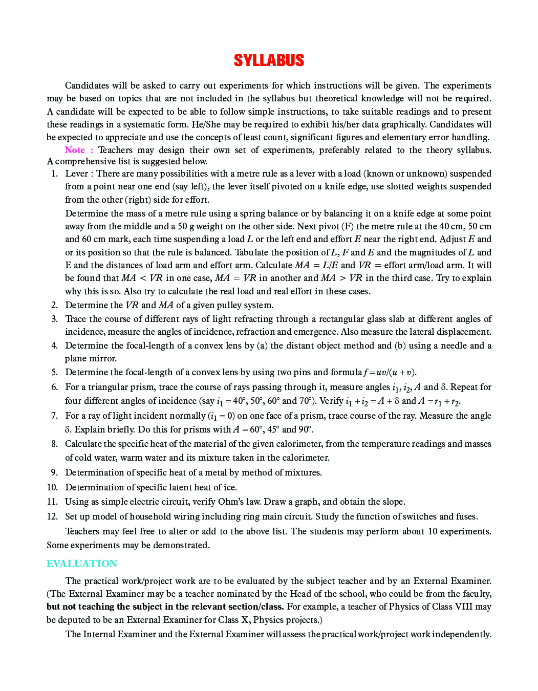 Download ICSE Class 10 Physics Lab Manual PDF Online 2020 by Gupta