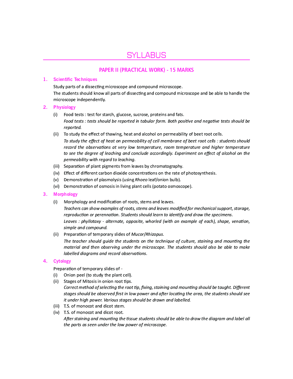 ISC Biology Lab Manual For Class - XI - Page 5