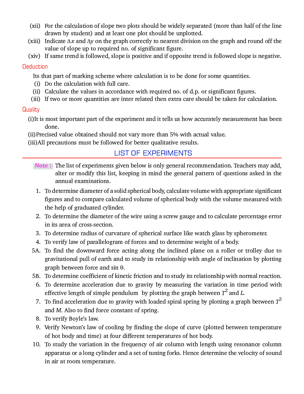 ISC Physics Lab Manual For Class - XI - Page 5