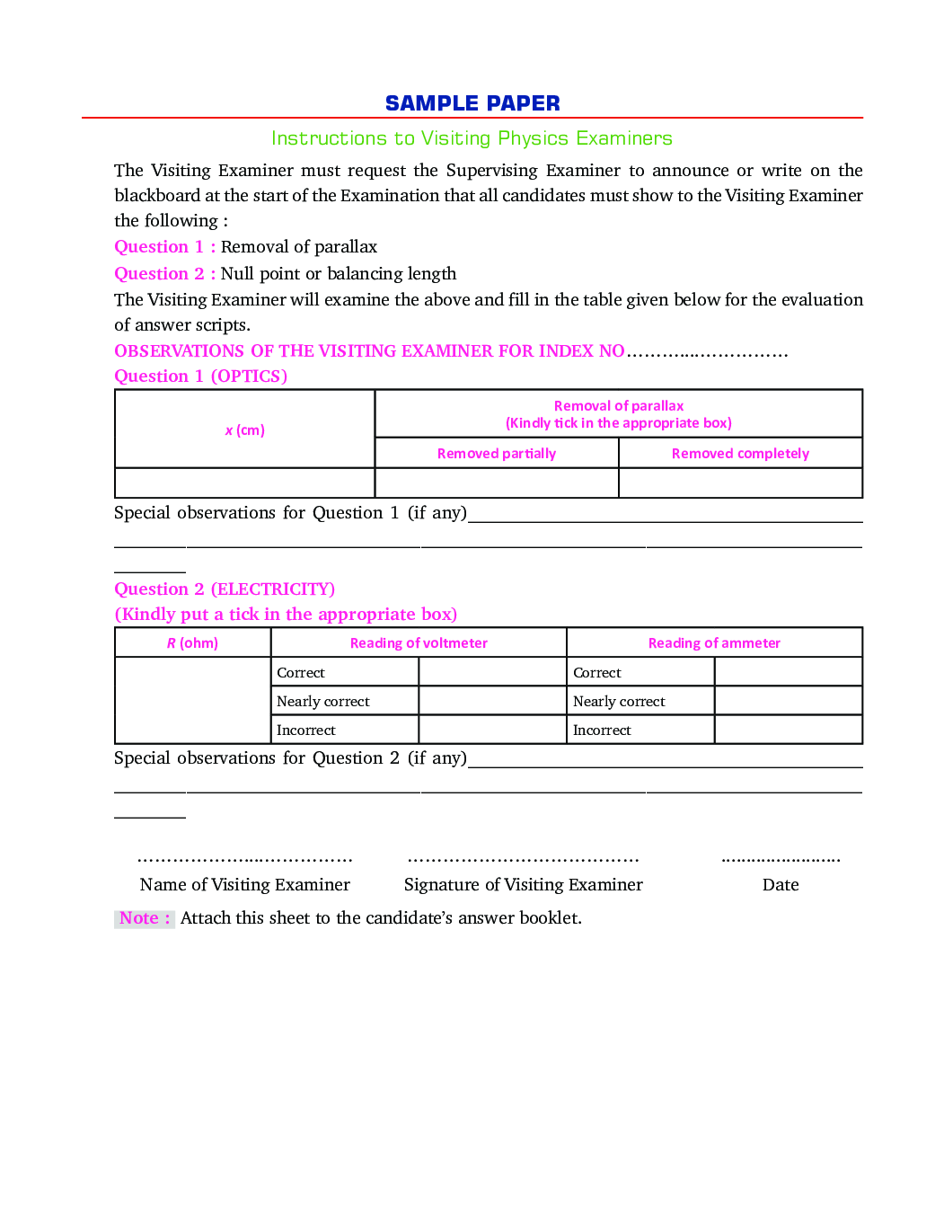ISC Physics Lab Manual For Class - XII - Page 5