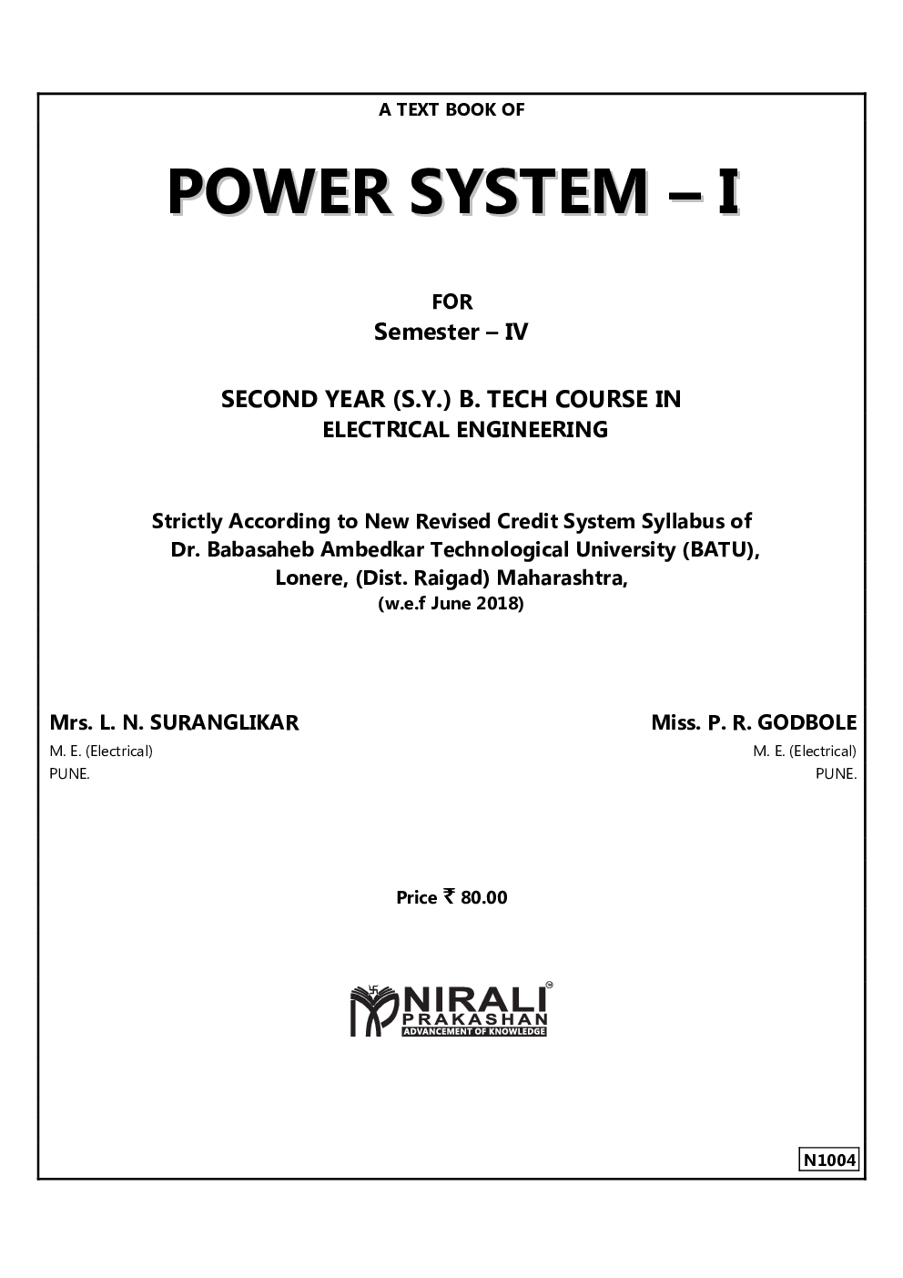 Power System – I - Page 2