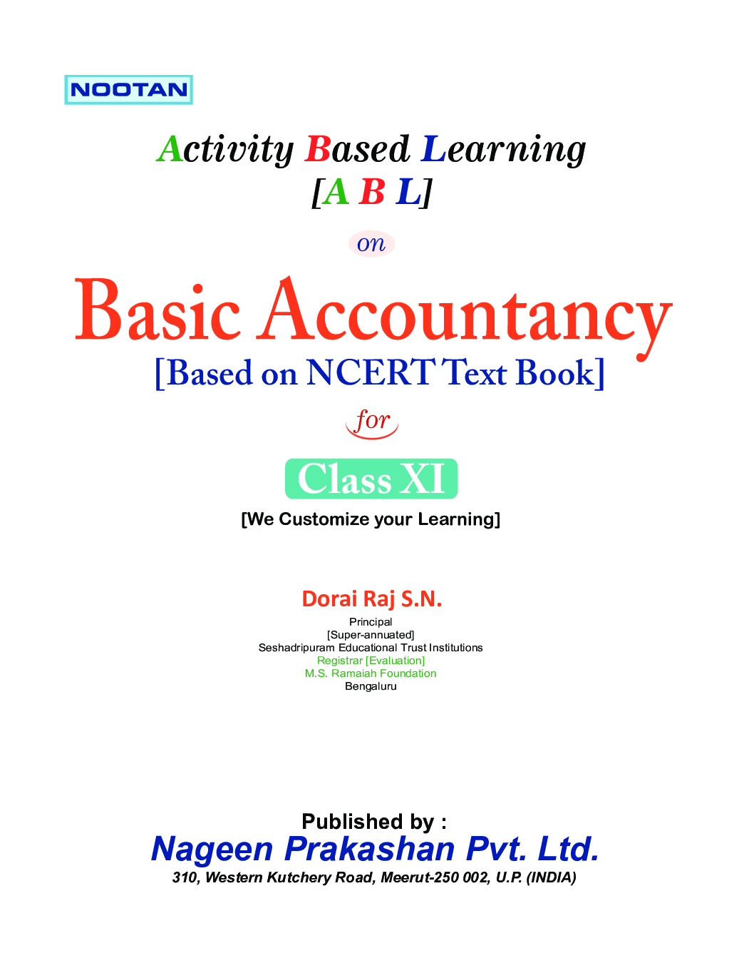 Basic Accountancy For Class - XI (Basic Activity) - Page 2
