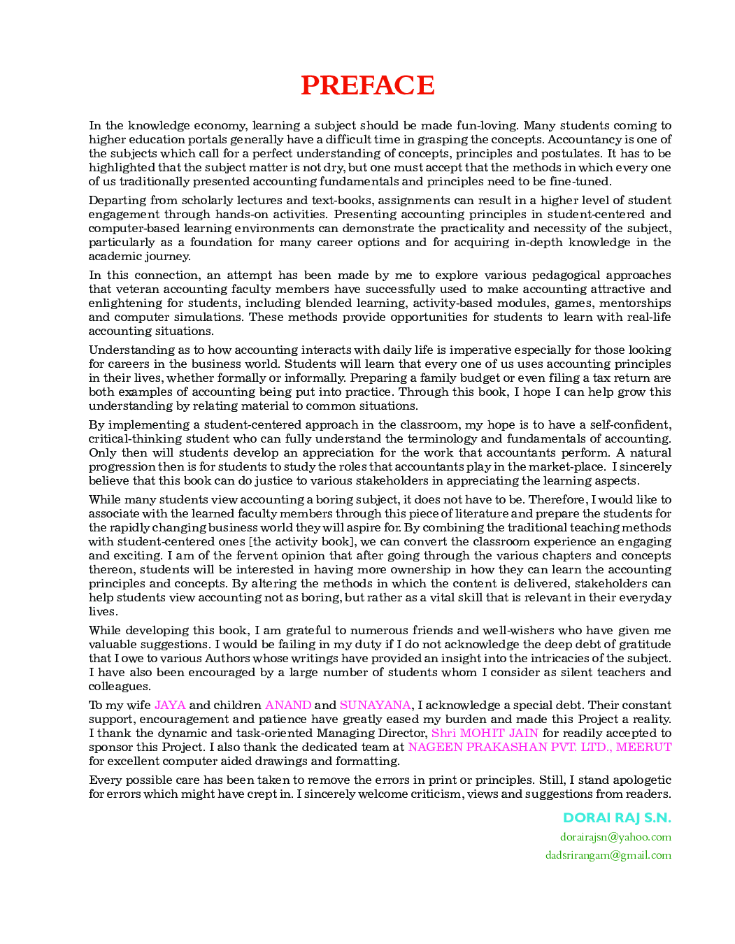 Basic Accountancy For Class - XII (Basic Activity) - Page 4