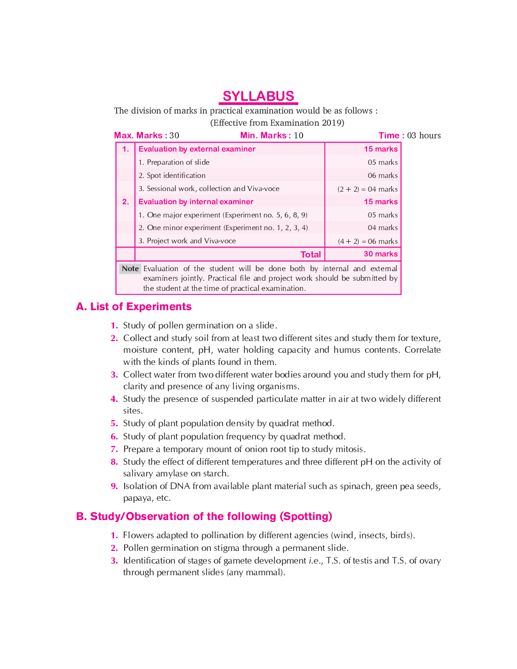 UP Board Practical Biology For Class - XII - Page 5
