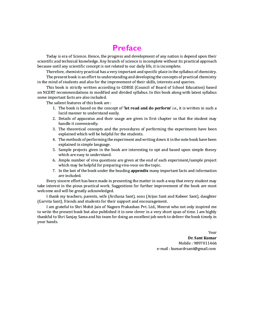 UP Board Practical Chemistry For Class - XI - Page 5