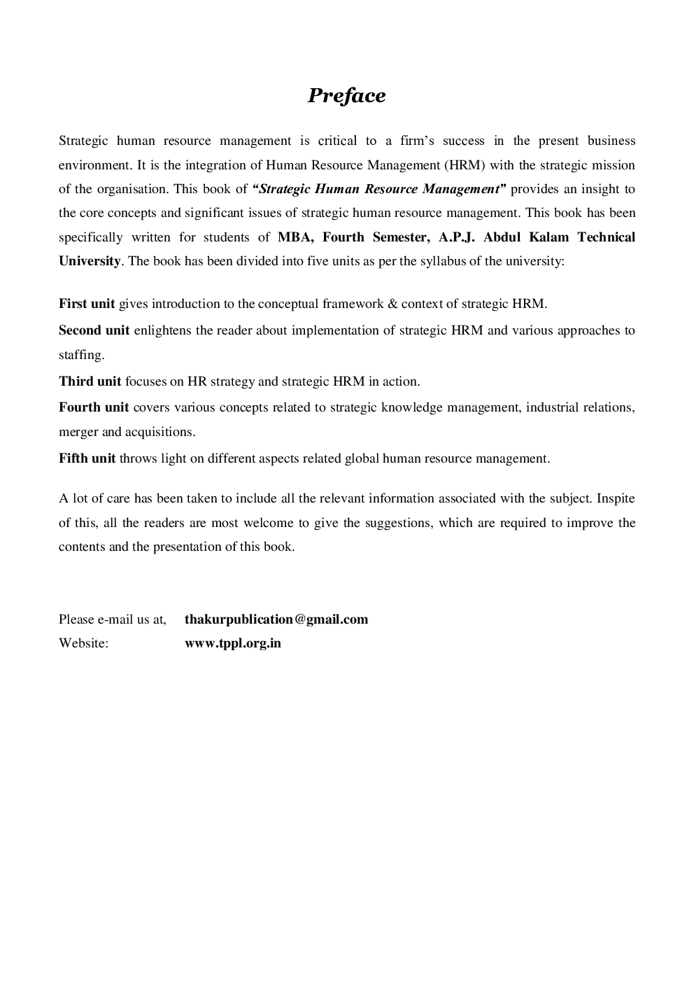 Strategic Human Resource Management - Page 5