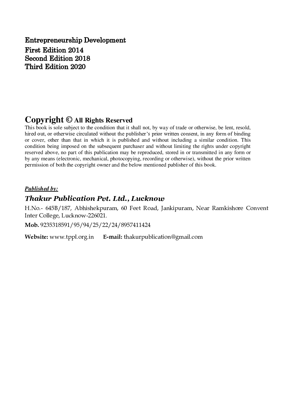 Entrepreneurship Development - Page 3