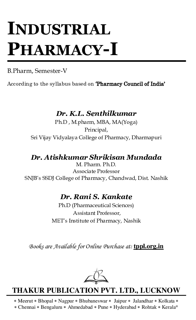 Industrial Pharmacy - I - Page 2