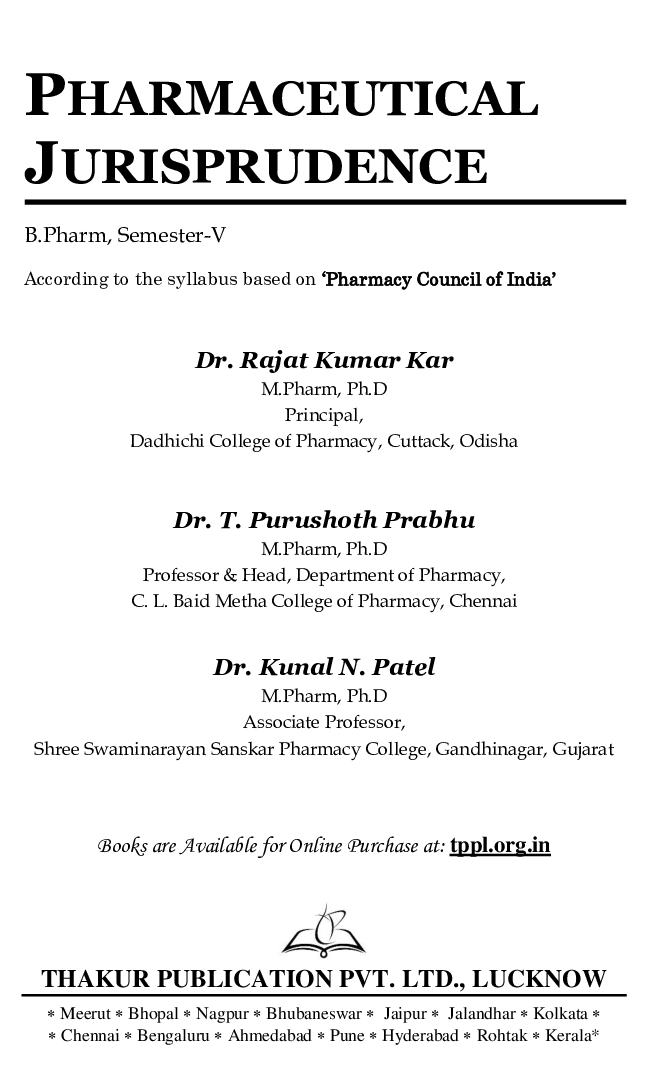 Pharmaceutical Jurisprudence - Page 2