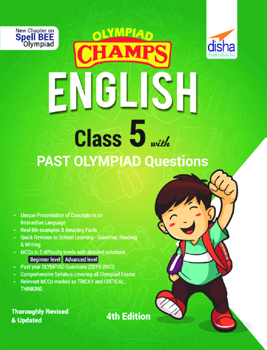Olympiad Champs English Class 5 With Past Olympiad Questions 4th Edition - Page 1