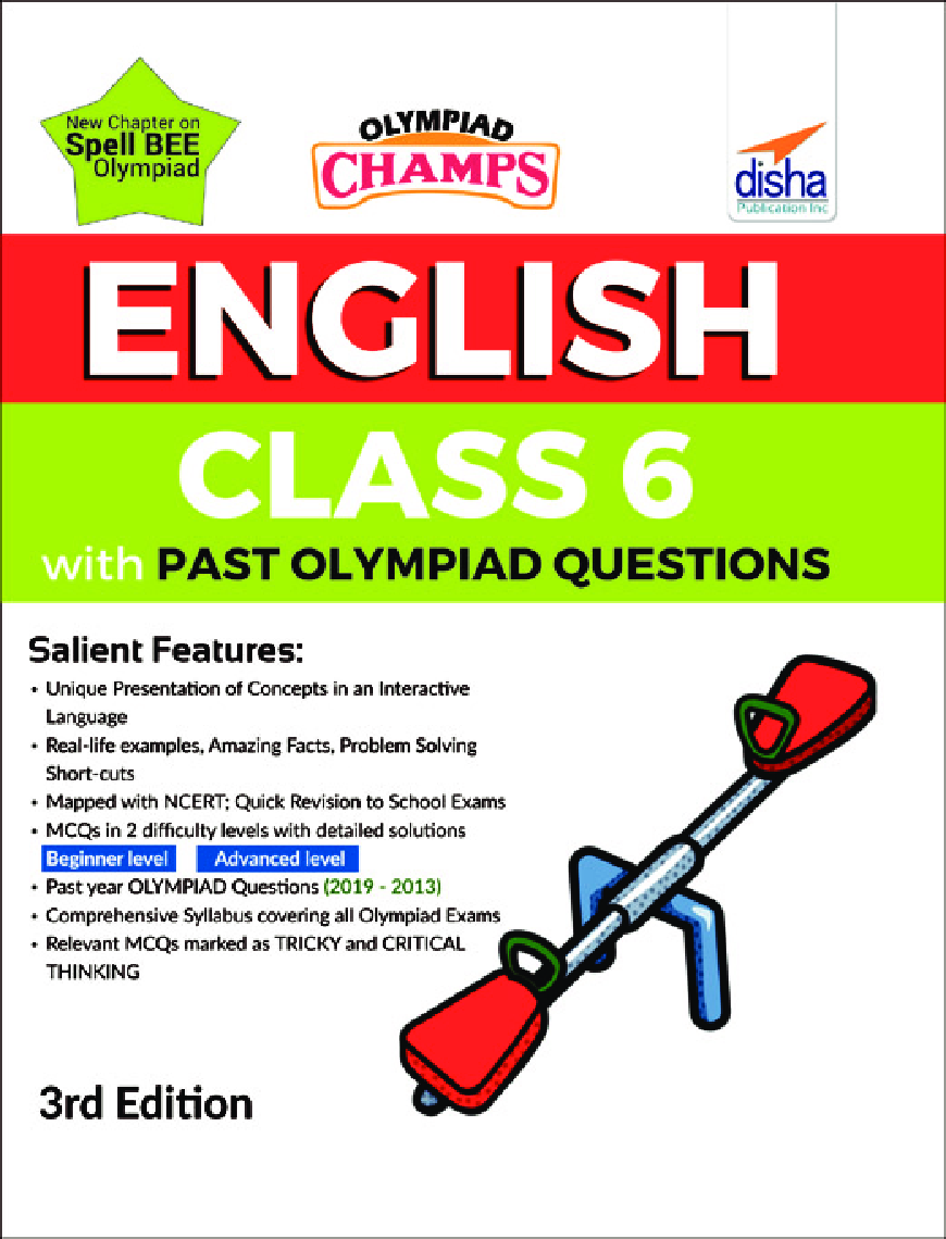 Olympiad Champs English Class 6 With Past Olympiad Questions 3rd Edition - Page 1