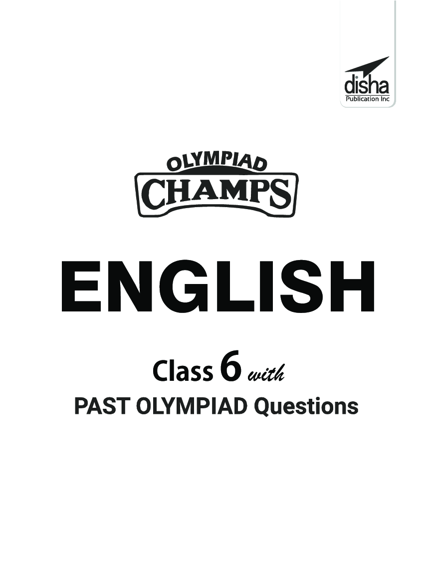 Olympiad Champs English Class 6 With Past Olympiad Questions 3rd Edition - Page 2
