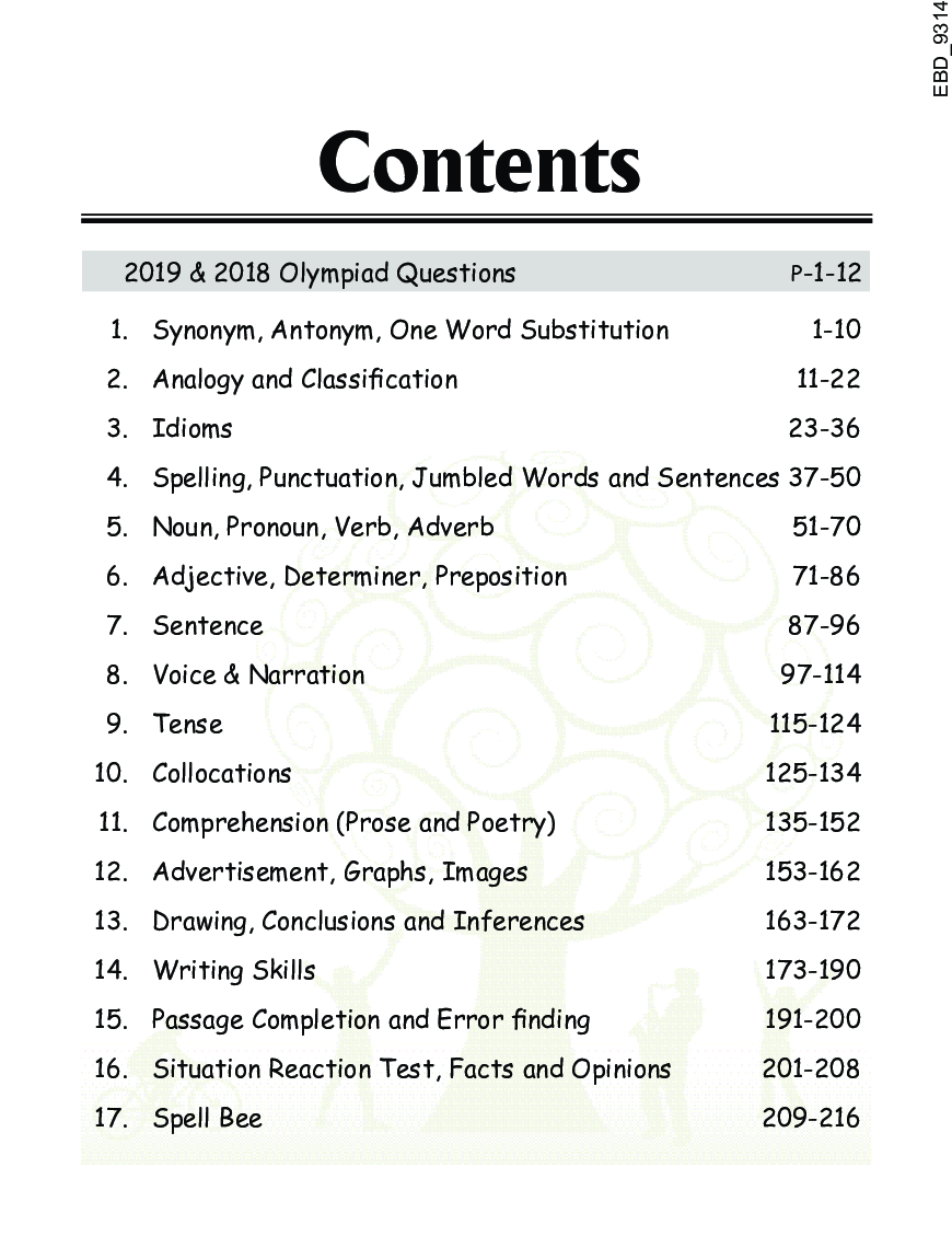 Olympiad Champs English Class 6 With Past Olympiad Questions 3rd Edition - Page 5
