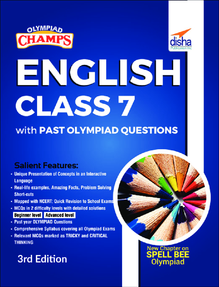 Olympiad Champs English Class 7 With Past Olympiad Questions 3rd Edition - Page 1