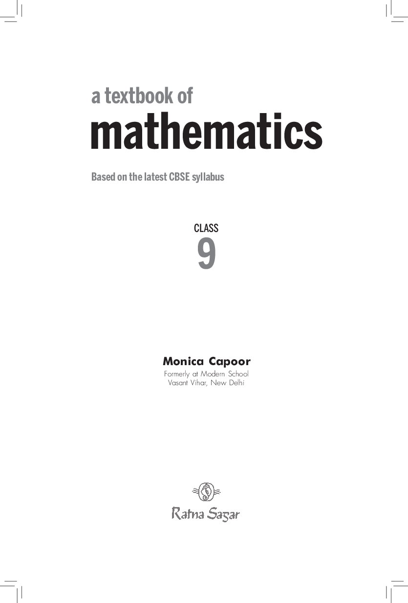 A Textbook Of Mathematics 9 - Page 2