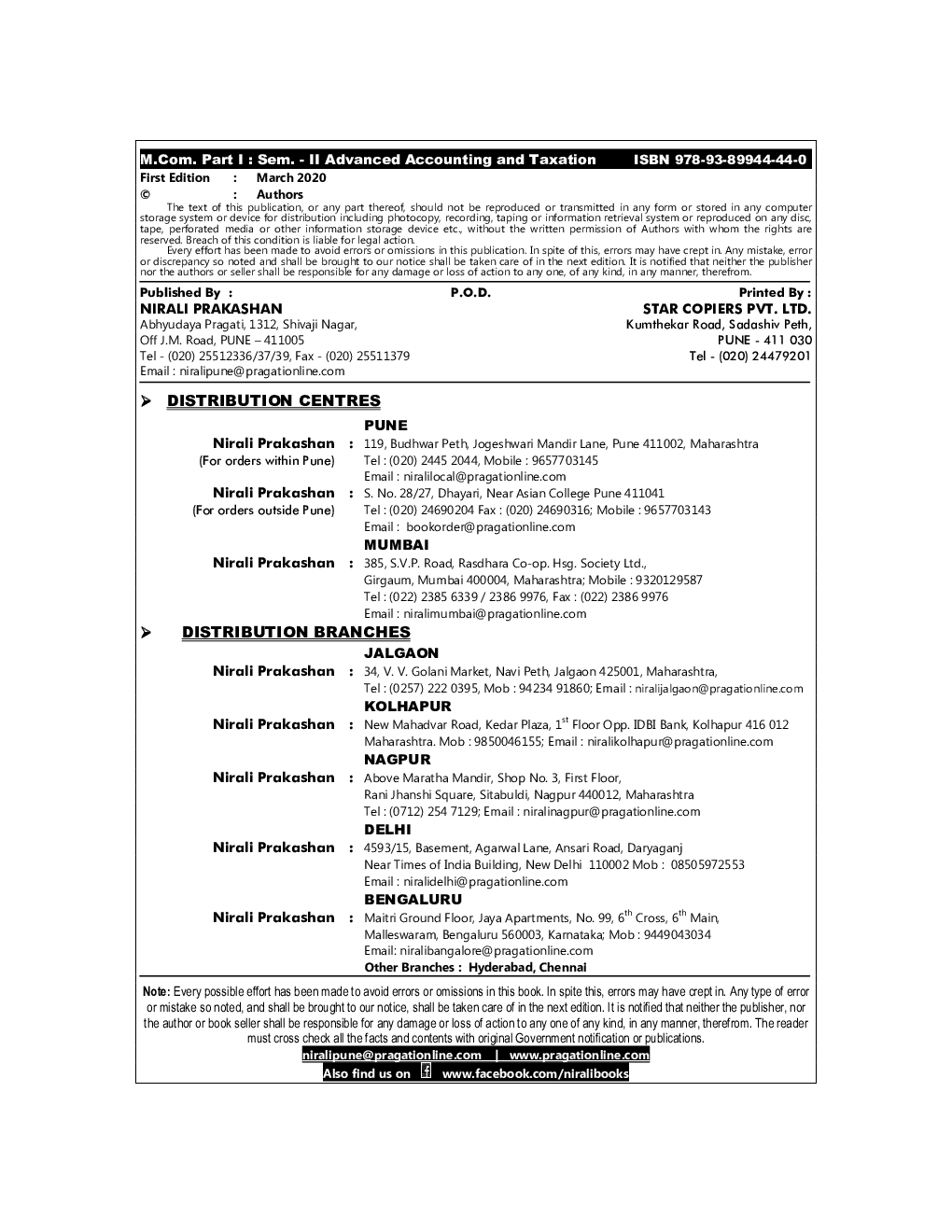 Advanced Accounting And Taxation - Page 3