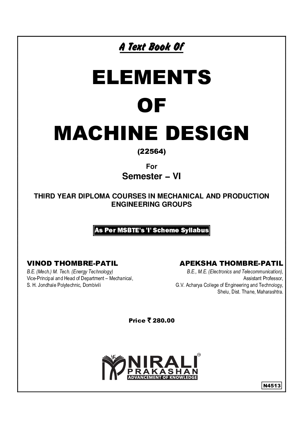 Elements Of Machine Design - Page 2