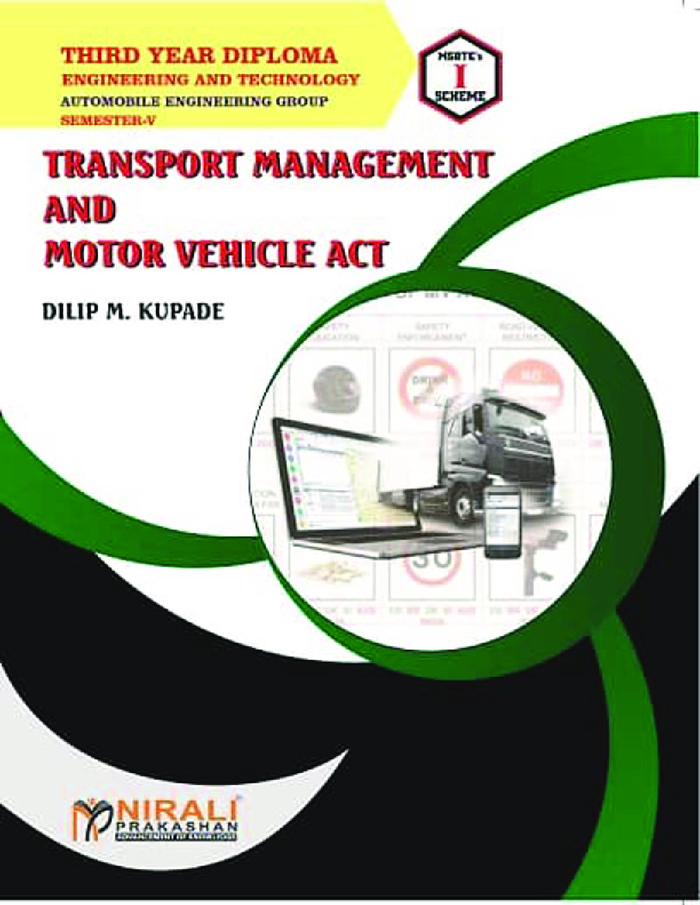 Transport Management & Motor Vehicle Act - Page 1