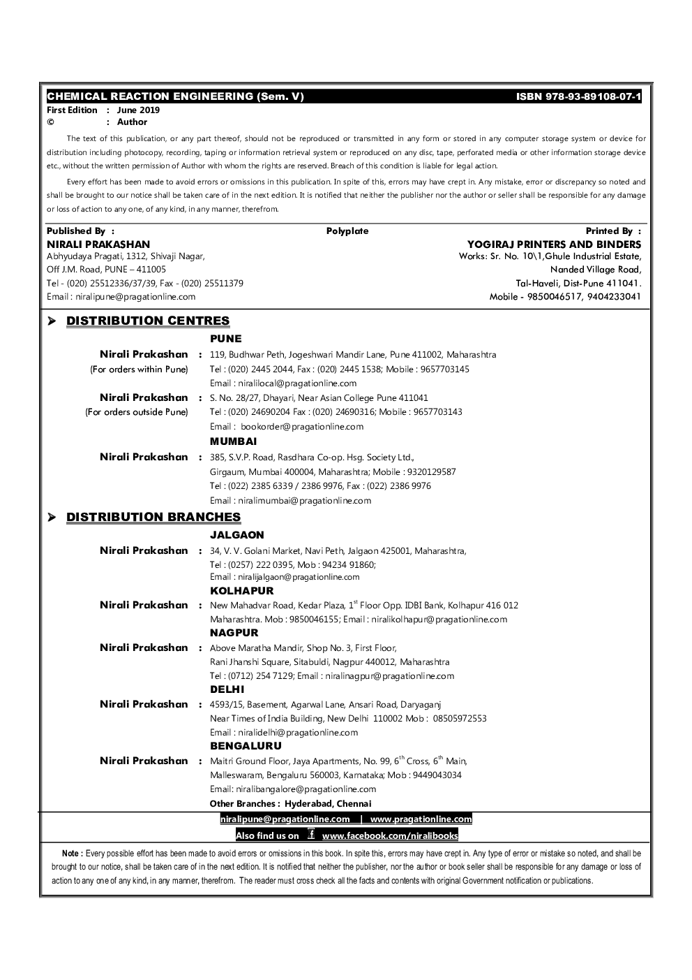 Chemical Reaction Engineering - Page 3