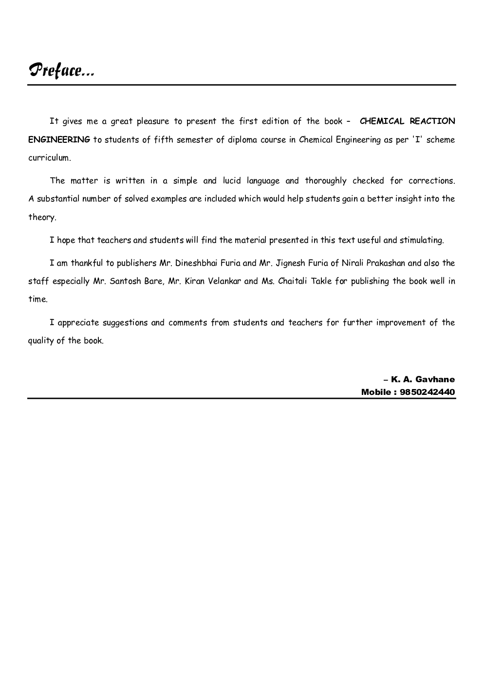 Chemical Reaction Engineering - Page 4