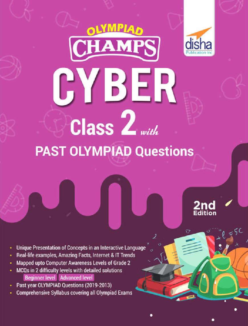 Olympiad Champs Cyber Class 2 With Past Olympiad Questions  2nd Edition - Page 1