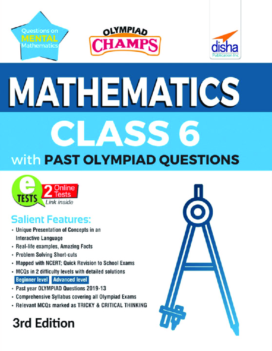Olympiad Champs Mathematics Class 6 With Past Olympiad Questions 3rd Edition - Page 1