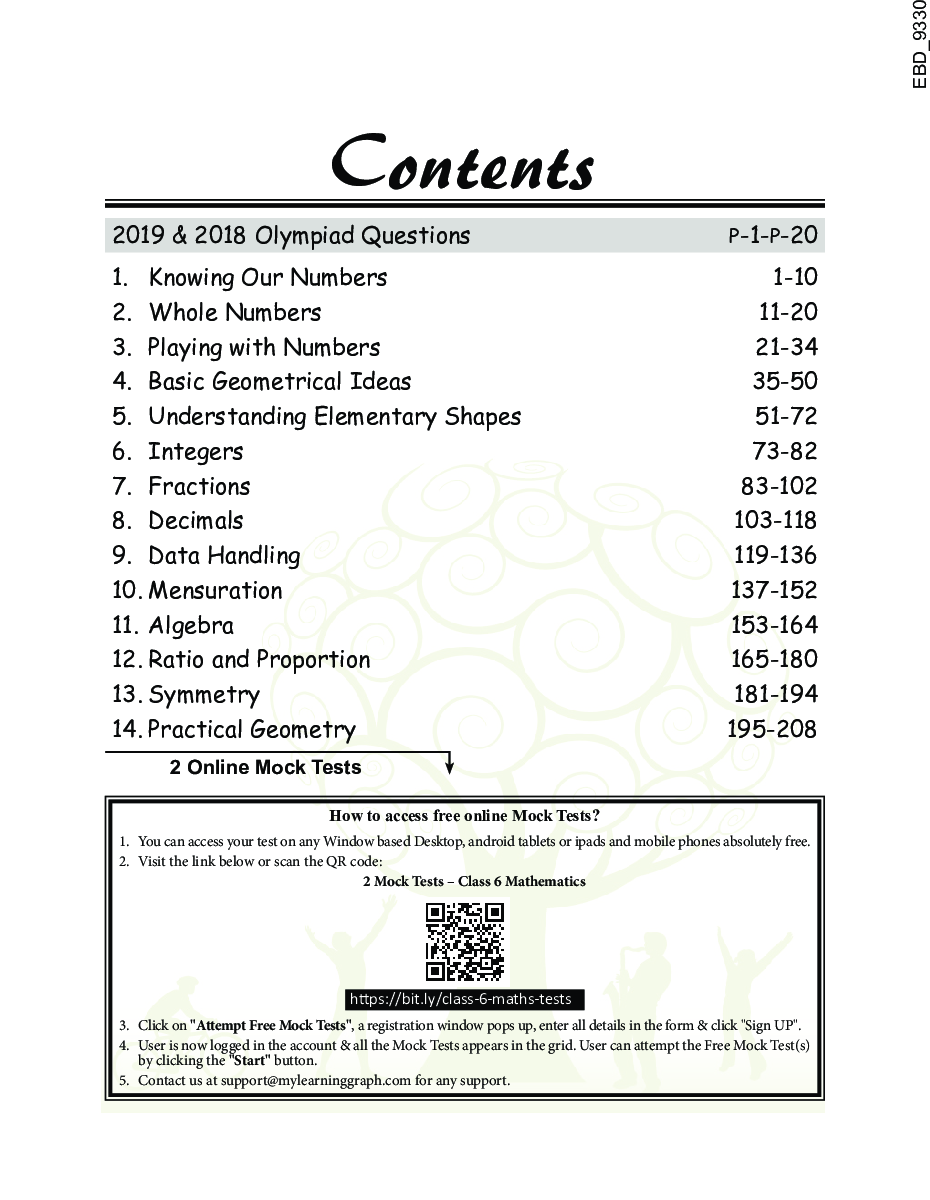 Olympiad Champs Mathematics Class 6 With Past Olympiad Questions 3rd Edition - Page 5