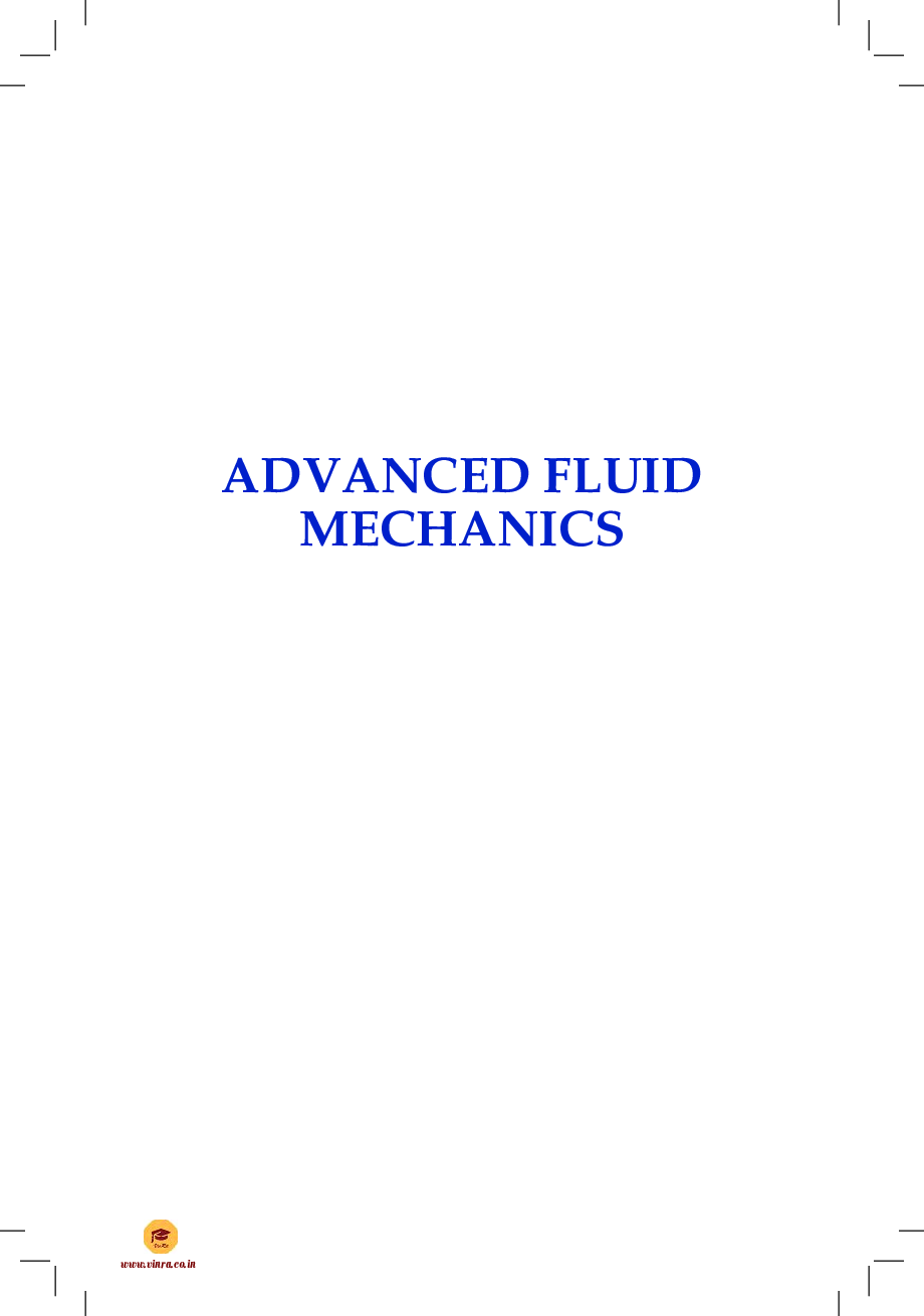 Advanced Fluid Mechanics - Page 2