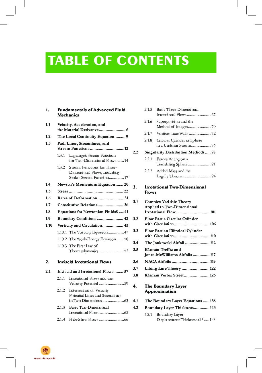 Advanced Fluid Mechanics - Page 4