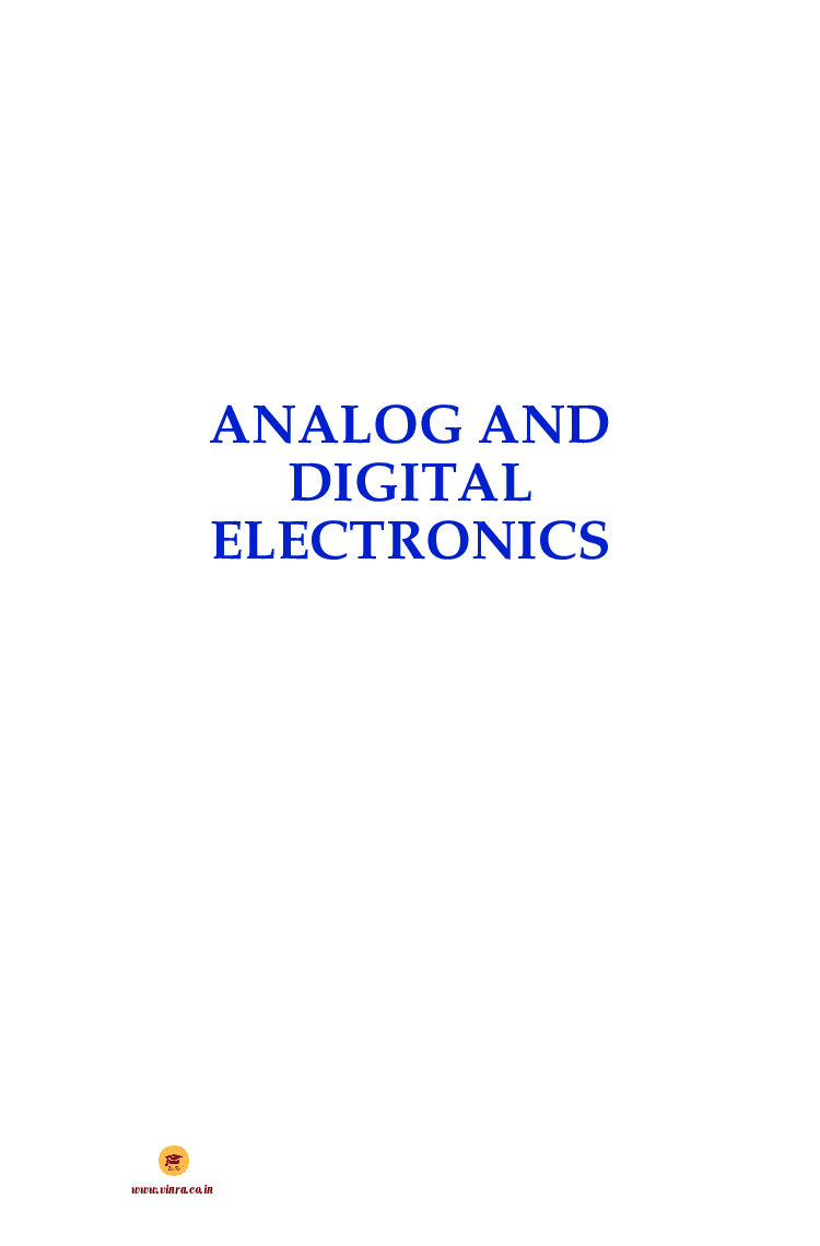 Analog and Digital Electronics - Page 2