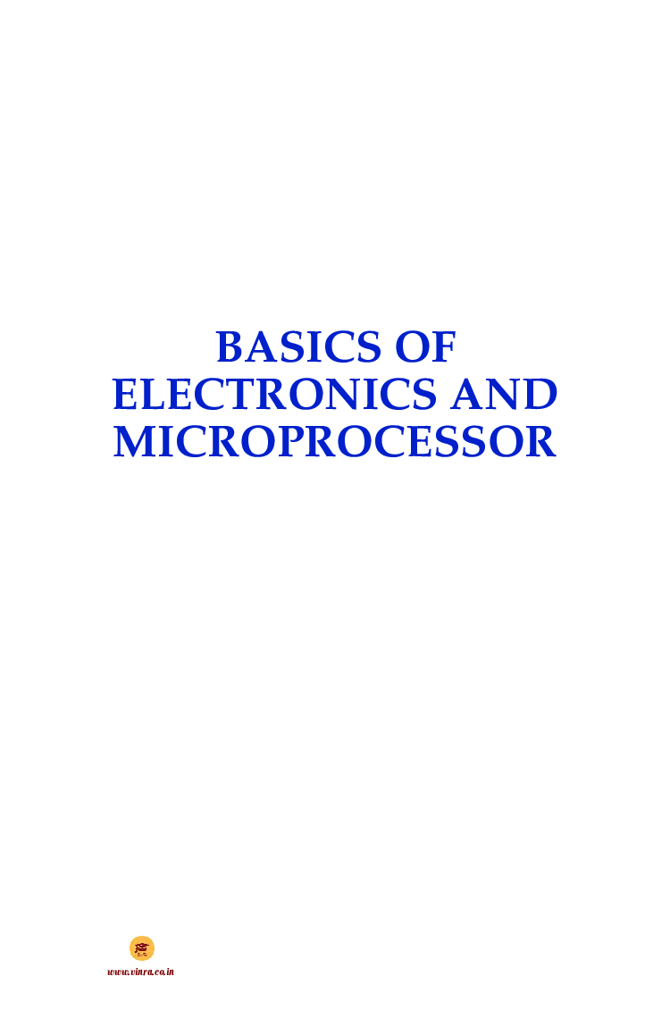 Basics of Electronics and Microprocessor - Page 2