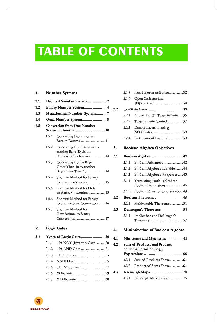 Digital Circuit and Logic Design - Page 4