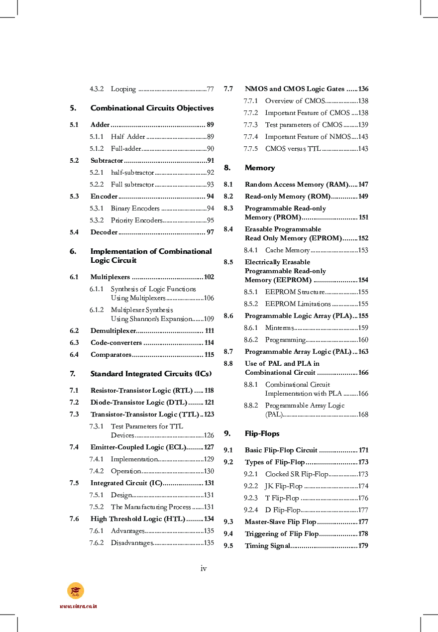Digital Circuit and Logic Design - Page 5