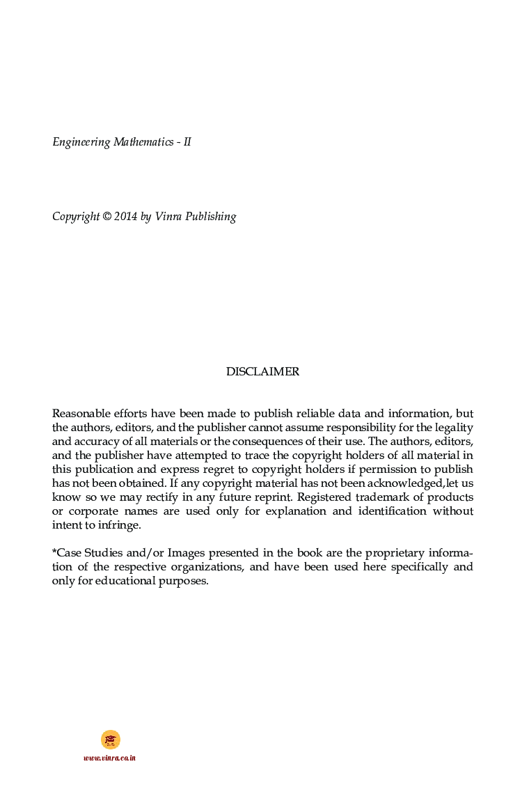 Engineering Mathematics - II - Page 3