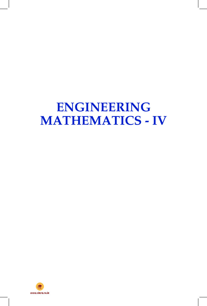 Engineering Mathematics - IV - Page 2