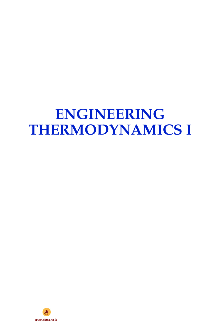 Engineering Thermodynamics I - Page 2