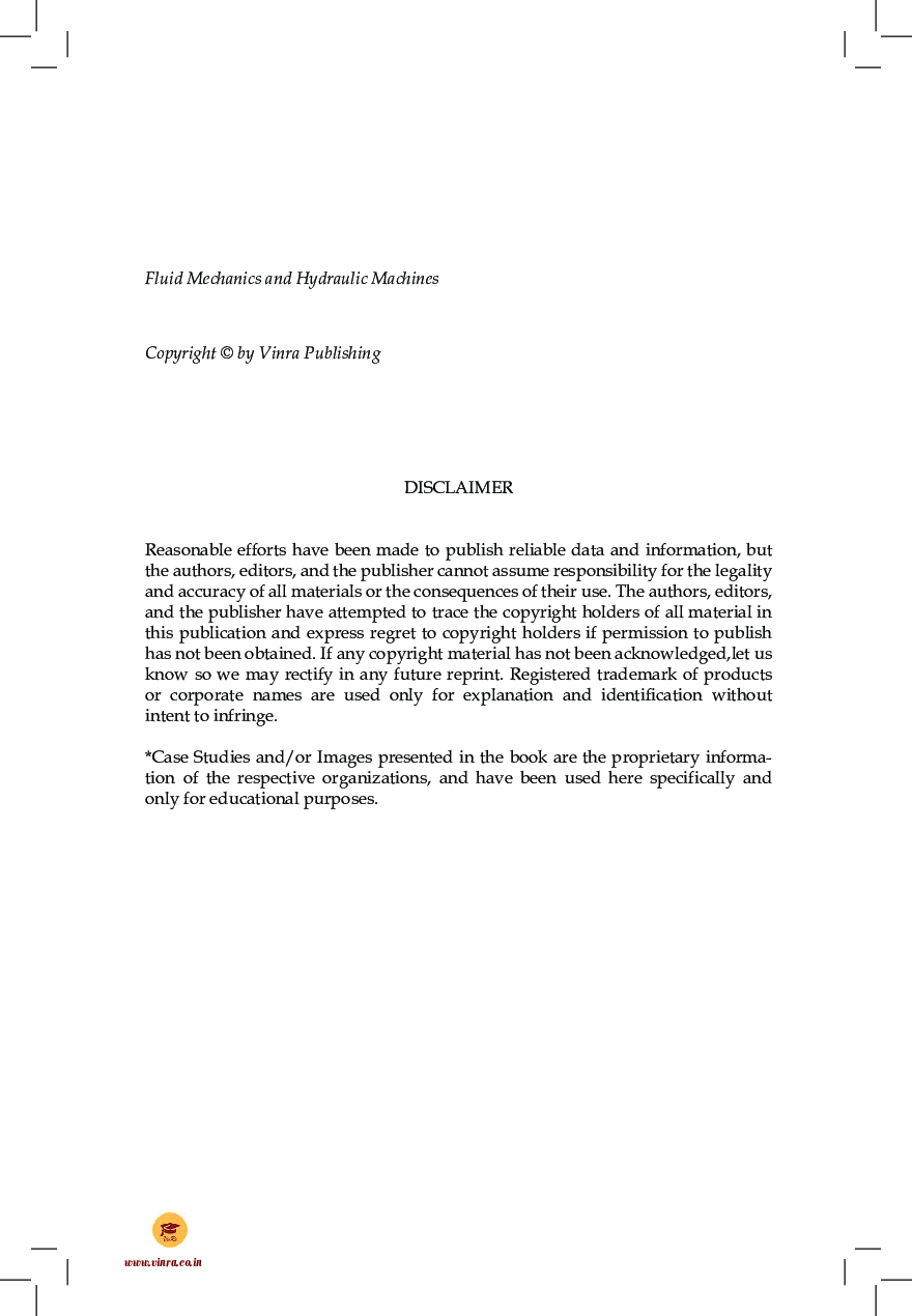 Fluid Mechanics and Hydraulic Machines - Page 3