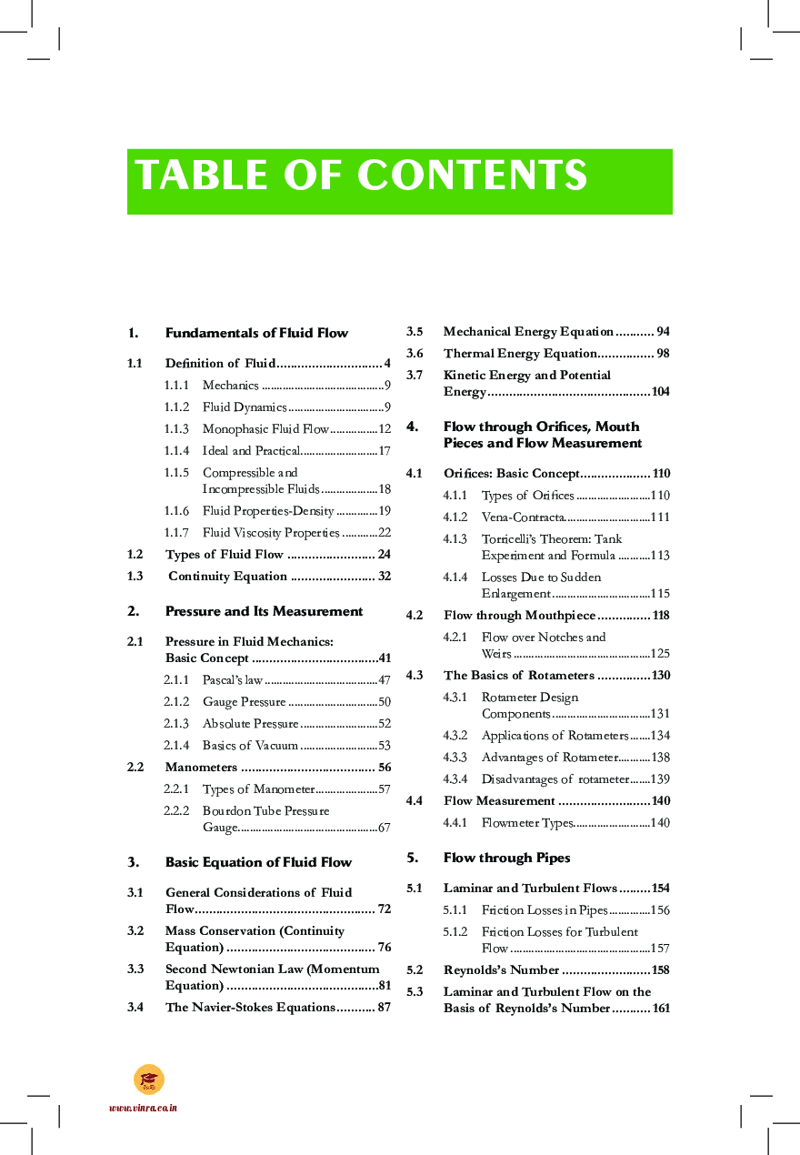 Fluid Mechanics and Hydraulic Machines - Page 4