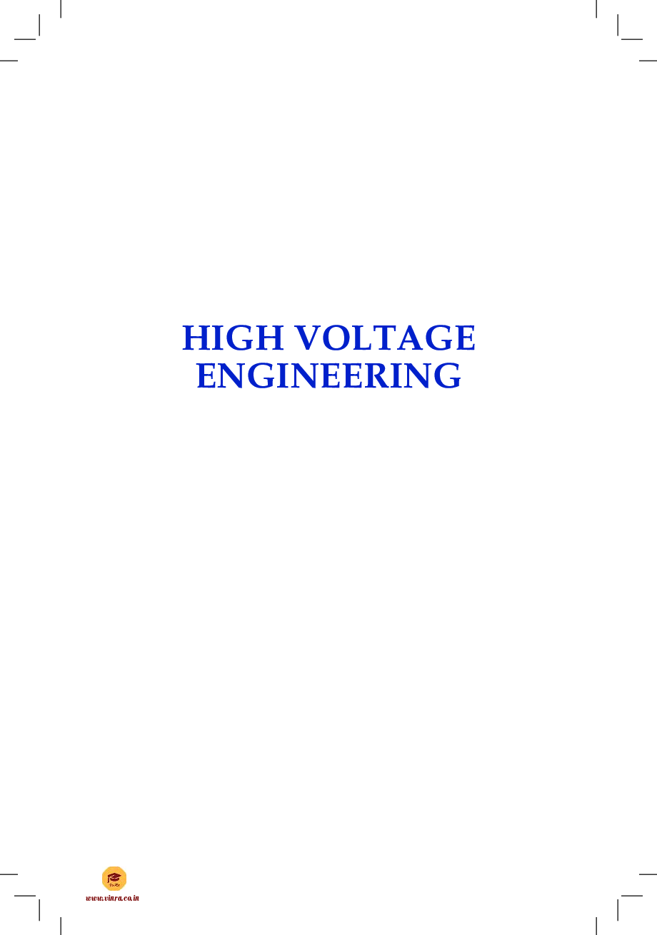 High Voltage Engineering - Page 2