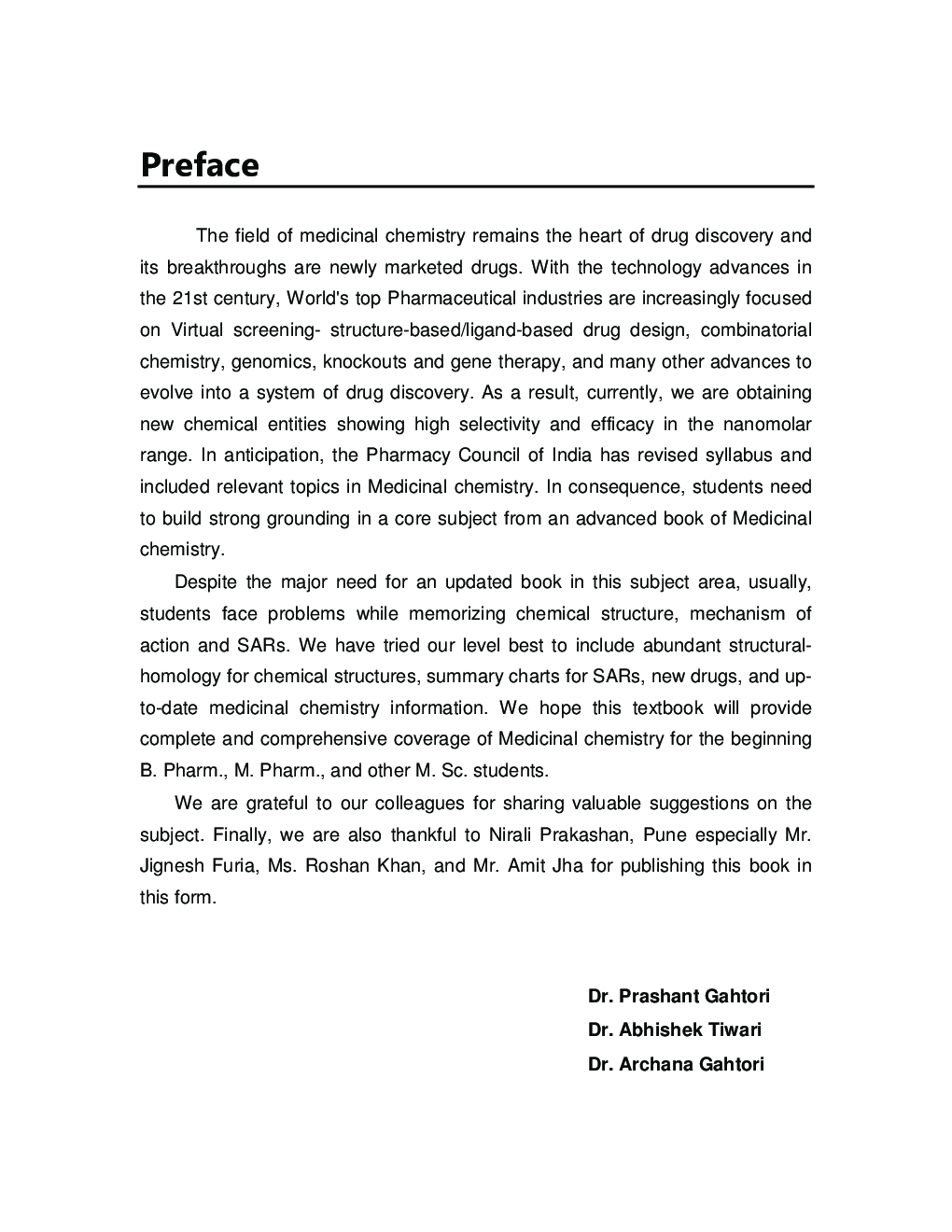 Medicinal Chemistry – I - Page 4